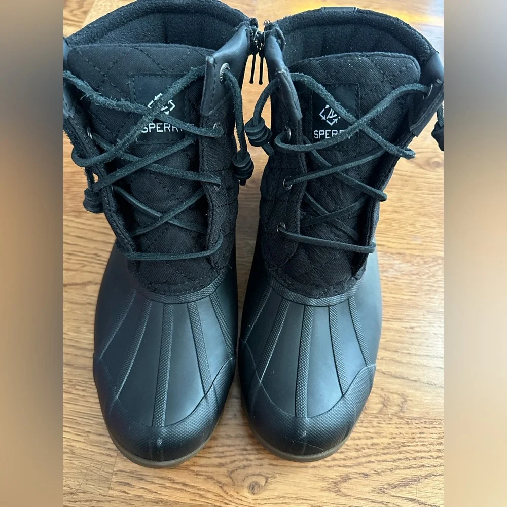 Sperry Syren Gulf Duck Boot in Black Size 7